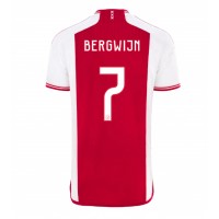 Ajax Steven Bergwijn #7 Domáci futbalový dres 2023-24 Krátky Rukáv